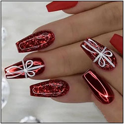Must try ones christmas nail designs, Nail art: Christmas Day,  Nail Polish,  Nail art,  Artificial nails,  Christmas Nails  
