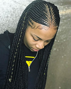 Gorgeous outfits ideas african braided hairstyles 2019, Artificial hair integrations: Long hair,  Box braids,  Braids Hairstyles,  Black hair  