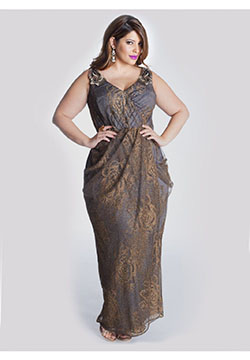 Plus size gown for godmother: party outfits,  Plus size outfit,  Wedding dress,  Evening gown,  Plus-Size Model,  Formal wear  