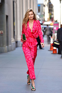 Finally! Love to see gigi hadid pink, Gigi Hadid: Gigi Hadid,  Met Gala,  Bella Hadid,  New York,  British Vogue,  Celebrity Style  