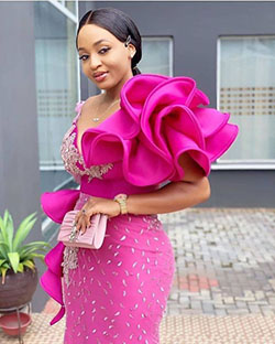 Aso Ebi Styles, African wax prints, Fashion in Nigeria: Sleeveless shirt,  African Dresses,  Aso ebi,  Casual Outfits,  Aso Ebi Dresses  