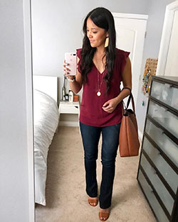 Cute work outfits long cardigan: Top Outfits,  Coat Long,  Bootcut Jeans  