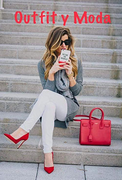 Outfits con zapatos rojos invierno: winter outfits,  Business casual,  Stiletto heel,  Red Shoes Outfits  