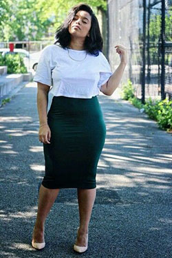 Simple Pencil skirt outfit plus size: Plus size outfit,  Business casual,  Clothing Ideas,  Pencil skirt,  Casual Outfits,  Plus Size Skirt  