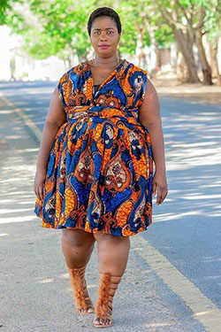 Shweshwe Designs For Plus Size, African wax prints, Wrap dress: Plus size outfit,  Short Dresses,  Girls Dress  