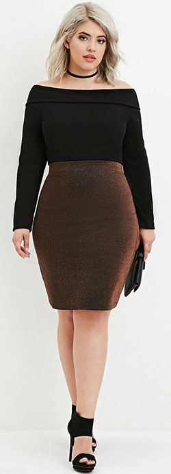 Pencil skirts for plus size: Plus size outfit,  Pencil skirt,  Vintage clothing  