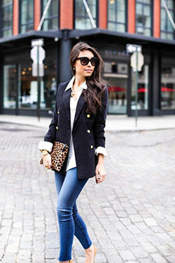 Trendy Casual Blazer Outfits Female: Blazer Outfit  