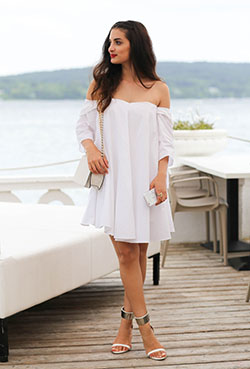 All white beach party outfit: party outfits,  Cocktail Dresses,  Bandage dress,  Wedding dress,  Clothing Ideas,  Maxi dress,  dinner outfits  