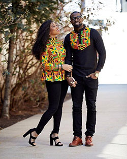 Ankara styles for pre wedding: African Dresses,  Wedding photography,  Photo shoot,  Kitenge Couple Outfits  