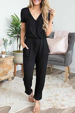 Casual jumpsuit night out, Casual wear: Romper suit,  Sleeveless shirt,  Maternity clothing,  Pant Outfits,  Casual Outfits  