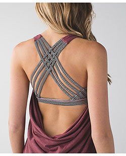 Sport top with built in bra open back: Sleeveless shirt,  Sports bra,  fashion goals,  Lululemon Athletica,  Bare Back Dresses  