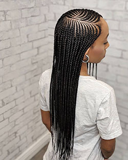35 Best Ghana Braids Hairstyles For Kids With Tutorial 2023