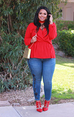 Plus size valentines day outfits: Plus size outfit,  Casual Outfits  