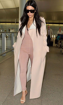 Kim k jumpsuit outfits, Us Weekly: Kendall Jenner,  Kim Kardashian,  Kris Jenner,  Kanye West,  Maternity clothing,  winter outfits,  jumpsuit  