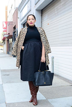 Plus Size Black Workwear Outfits: fashion blogger,  Trench coat,  Plus size outfit  