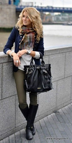 Green pants winter outfits, Casual wear: winter outfits,  Casual Outfits  