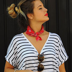 Red Bandana Outfit: Fashion accessory,  Bandana Outfit Girls  