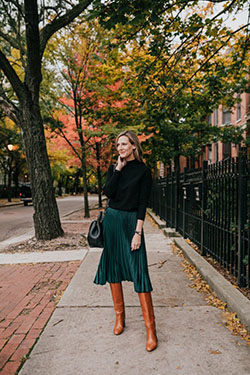 Outfit With Pleated Skirts: Skirt Outfits,  Pleated Skirt  