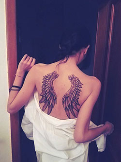 Cool to view wing tattoos girl, temporary tattoo: Tattoo Ideas,  Body art,  Temporary Tattoo  