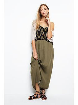 Tops To Wear With Maxi Skirts, One-piece swimsuit: Skirt Outfits  