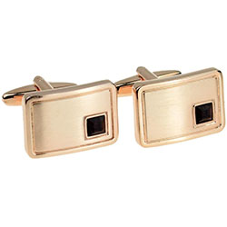 INITIAL PERSONALISED JANUARY BIRTHSTONE (RED GARNET) CUFFLINKS £24.99: initial cufflinks  