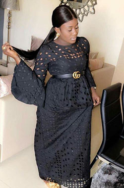 Kaba and Slit style for funerals in Ghana: African Dresses,  Aso ebi,  Folk costume,  Kaba Styles  