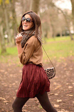 Tights With Skirt Outfit: Skirt Outfits  