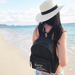Outfits With Backpacks, Sun hat: Sun hat,  Backpack Outfits  