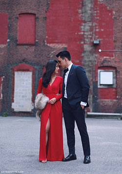 Winter wedding guest couple outfits: Dress code,  Petite size,  Maxi dress,  couple outfits,  Formal wear,  Casual Outfits  