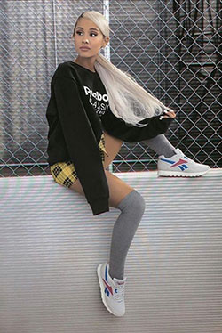 Trending and popular ariana grande reebok, thank u, next: Ariana Grande,  Photo shoot,  Ariana Grande’s Outfits  
