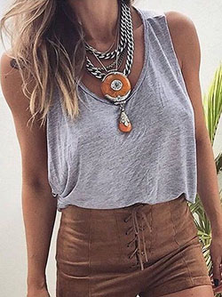 Hot Fashion Trends For Teens, Crop top, Sleeveless shirt: Crop top,  Sleeveless shirt,  High-Heeled Shoe,  Boot Outfits,  Fashion accessory,  Hot Fashion  