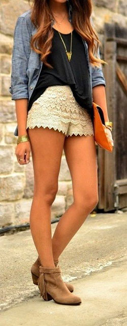 Brilliant outfit ideas about outfits shorts tejido, Jean Shorts: Shorts Outfit  