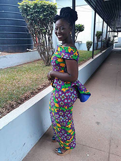 Ghana Kaba Styles, African wax prints, Maxi dress: Maxi dress,  Kente cloth,  Casual Outfits,  Kaba Styles  