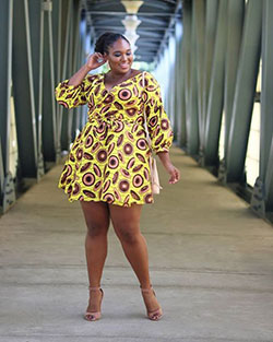 Choice of today fashion model, African wax prints: Cocktail Dresses,  African Dresses,  Plus size outfit,  Fashion show,  Plus-Size Model,  Clothing Ideas  
