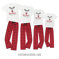 Custom matching christmas pajamas, Christmas Day: Christmas Day,  Santa Claus,  couple outfits,  Infant bodysuit  