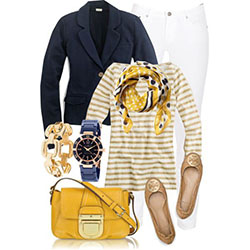Military Jacket Style, Casual wear, Mustard Handbag: Casual Outfits,  Military Jacket Outfits  