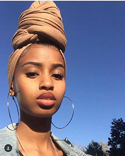 Scarf hairstyles black girls, Head tie: Black Women,  Hairstyle Ideas  
