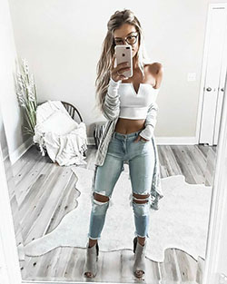 Well adorable fashion model, Casual wear: Slim-Fit Pants,  Jeans Outfit,  Casual Outfits  