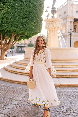 Seville gal meets glam, Maxi dress: 