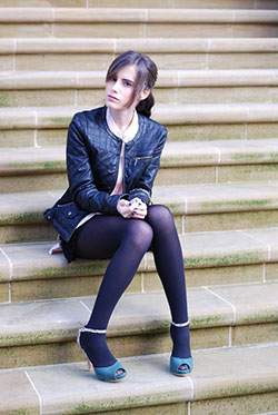 Winter Dresses With black Tights: Tights outfit  