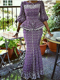 Nice! modele nigerian dentelle: African Dresses,  Aso ebi,  Kaba Styles  