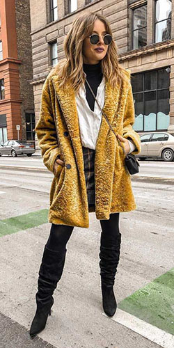 Street Style Outfits For Ladies, Fur clothing, Fake fur: Fur clothing,  Fake fur,  Street Outfit Ideas  