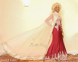 Nigerian Dresses For Nigerian Brides, Wedding dress, Formal wear: Wedding dress,  Hausa people,  Formal wear,  Nigerian Dresses,  Isa Yuguda  