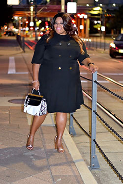 Casual tips for little black dress, Plus-size clothing: party outfits,  Plus size outfit  