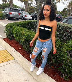 Birthday outfits black girl, Lace wig: Lace wig,  Casual Outfits,  Black Swag Outfits  