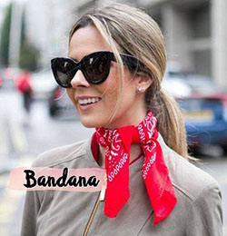 Simple Bandana Outfit women: Fashion accessory,  Bandana Outfit Girls  