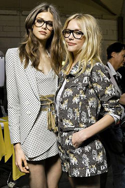 Nice collection of models in glasses, Louis Vuitton: Louis Vuitton,  Nerdy Glasses  
