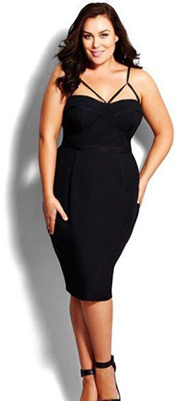 Sexy black dress plus size: Cocktail Dresses,  Evening gown,  Sleeveless shirt,  Plus size outfit,  Clothing Ideas,  Clubbing outfits  