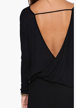 Open Back Shirt Outfits, Little black dress: Top Outfits  