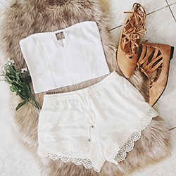White Tube Top Outfit Ideas: 